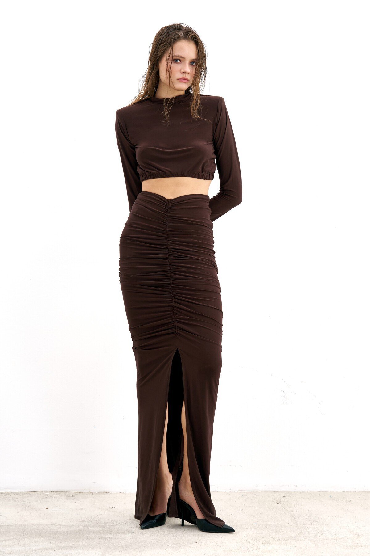 COCOA RUCHE DRESS