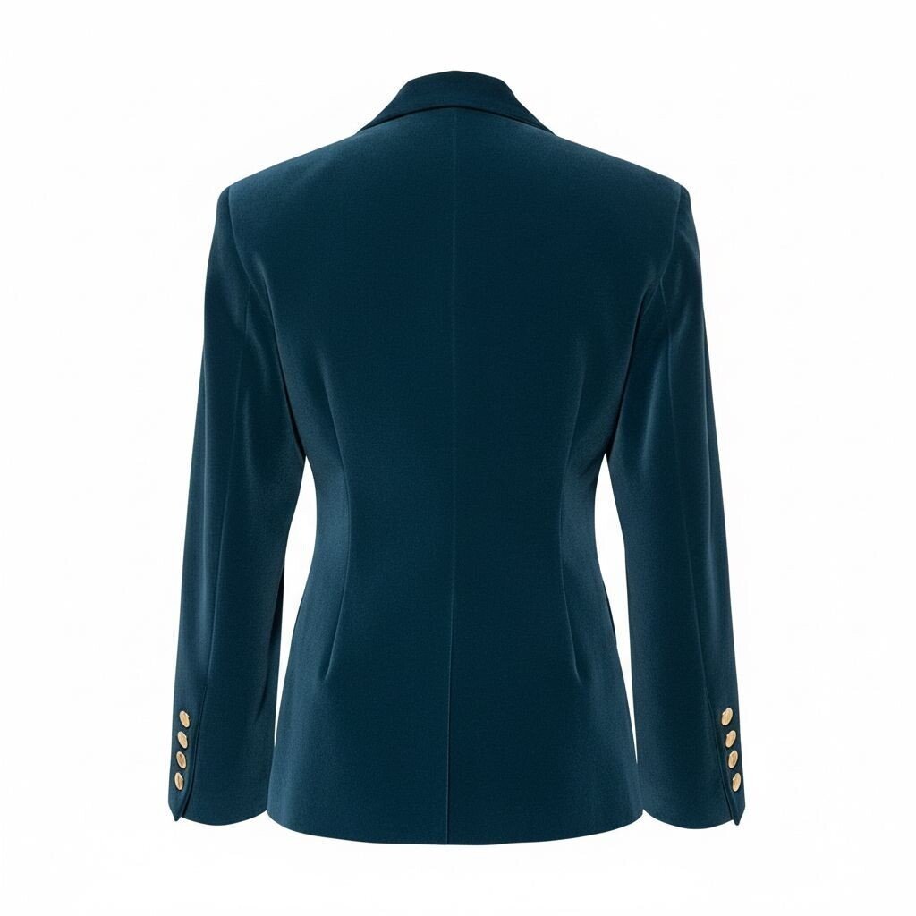 NAVY VELVET BLAZER & SKIRT